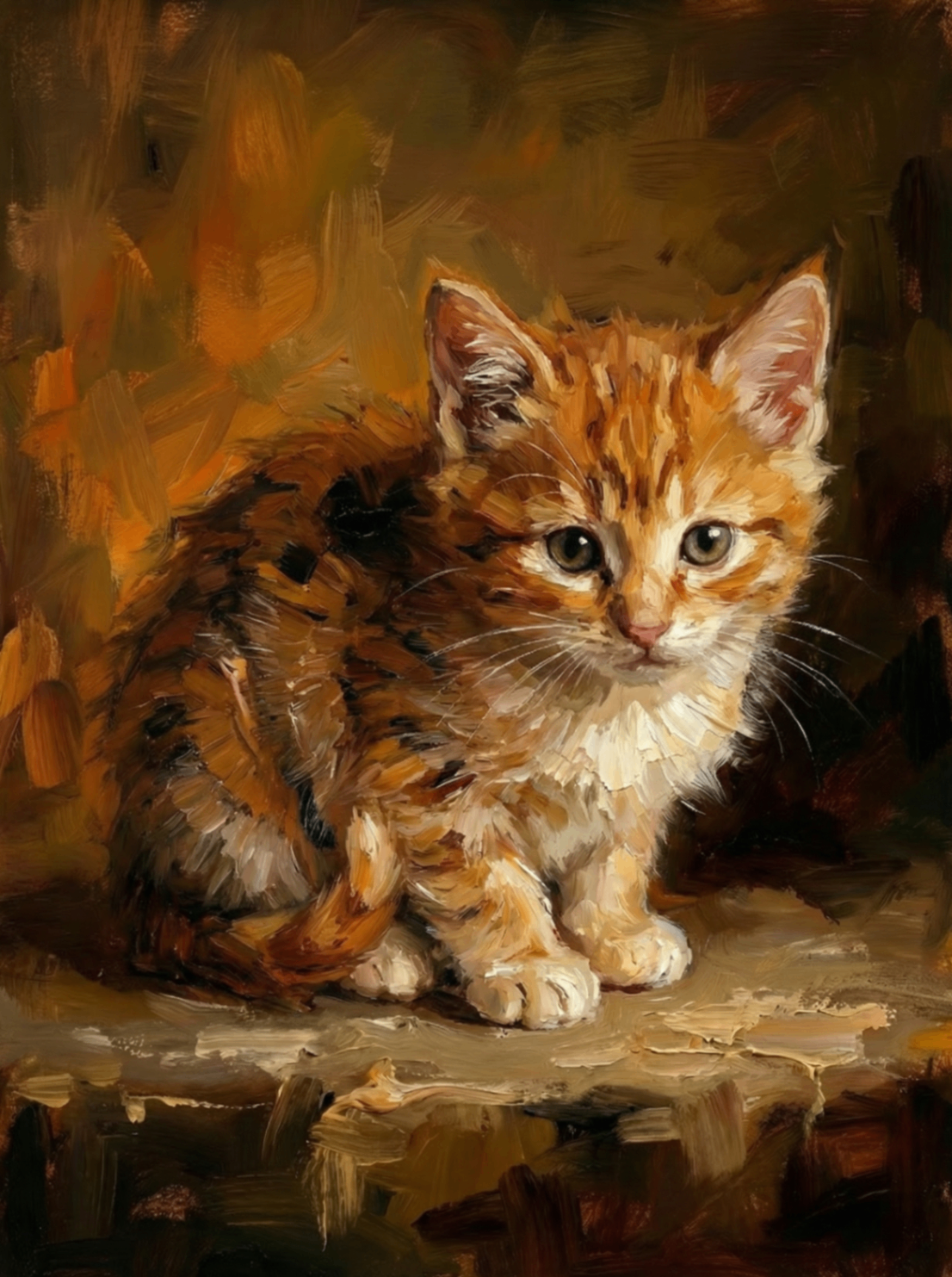Ginger Kitten Study