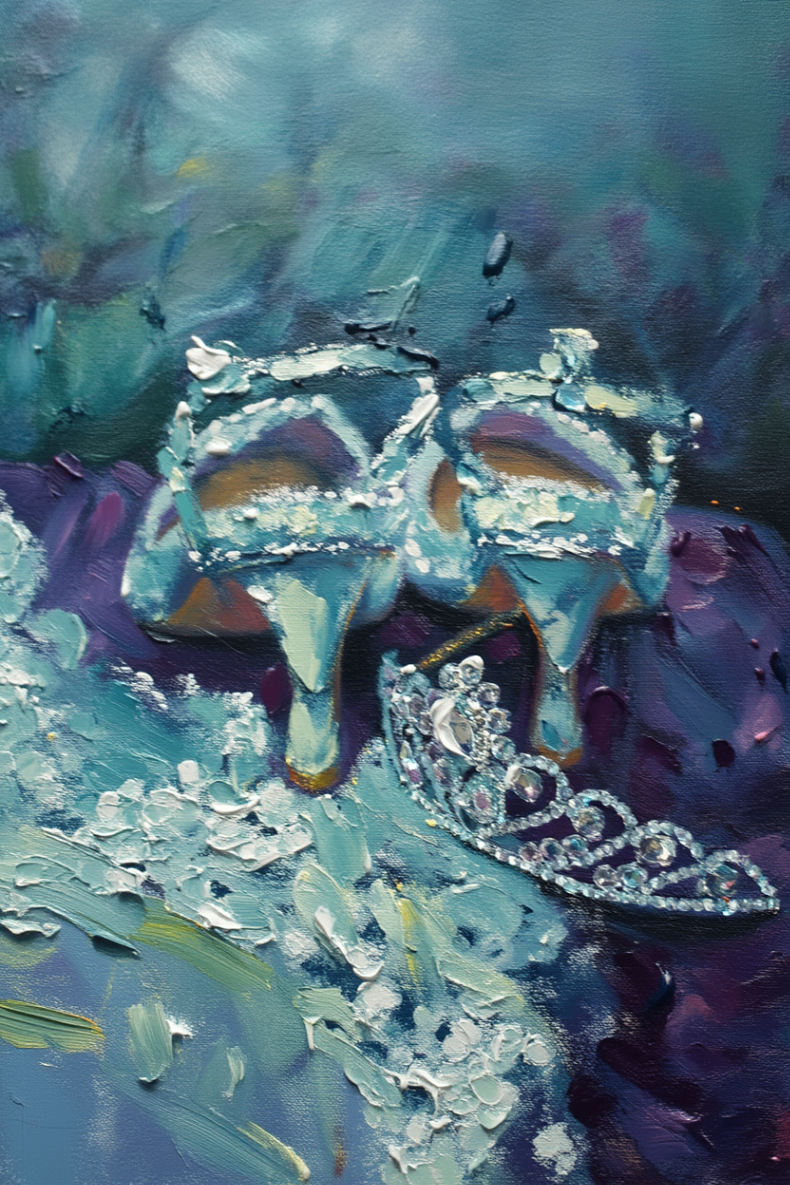 Crystal Slippers & Tiara