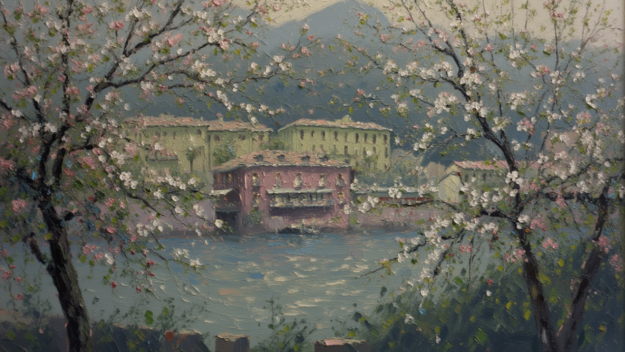 Lake Como Blossoms
