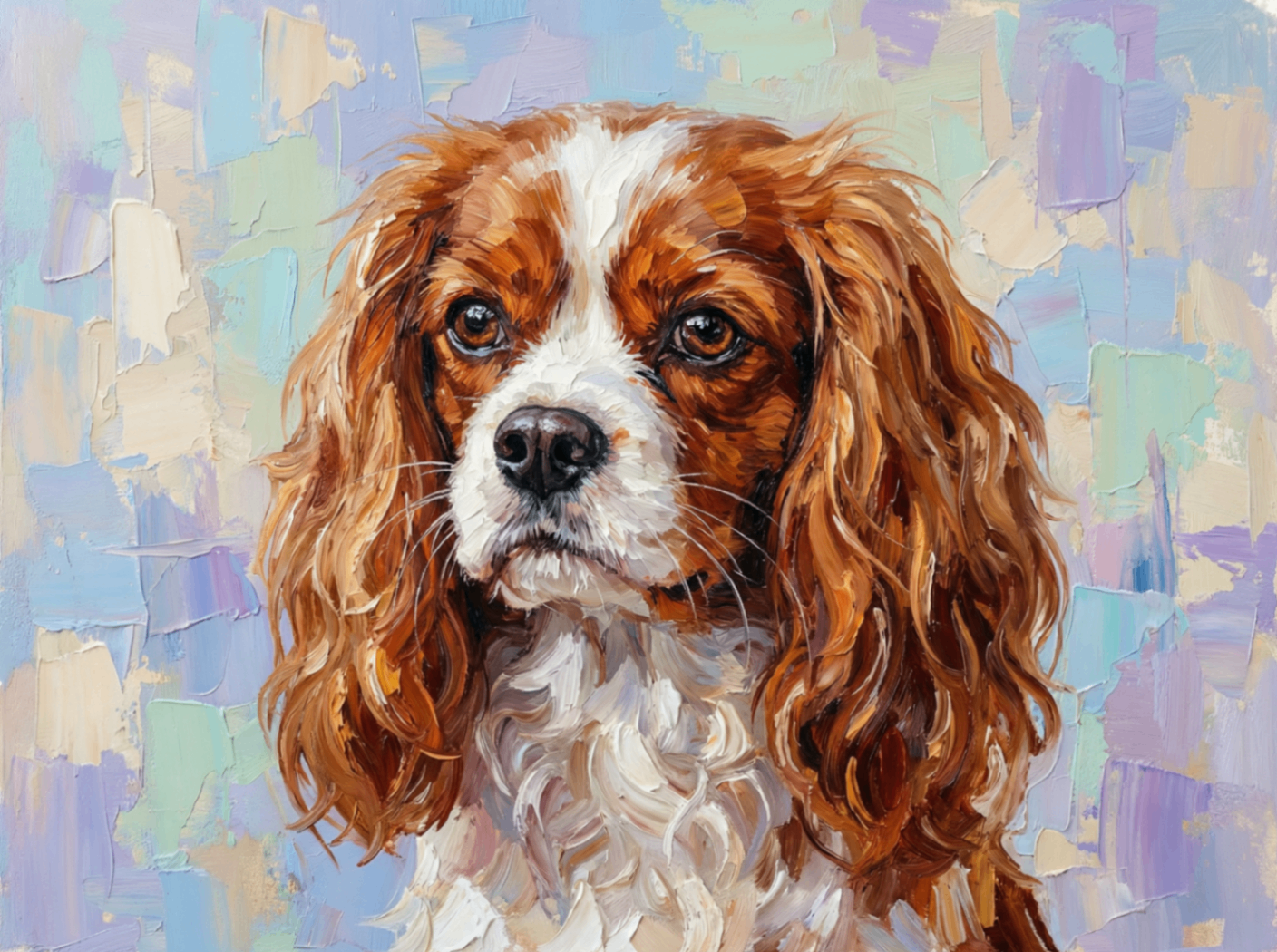 Cavalier in Pastel
